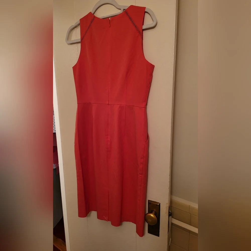 J.Crew dress linen orange size 4nwt - Picture 13 of 16